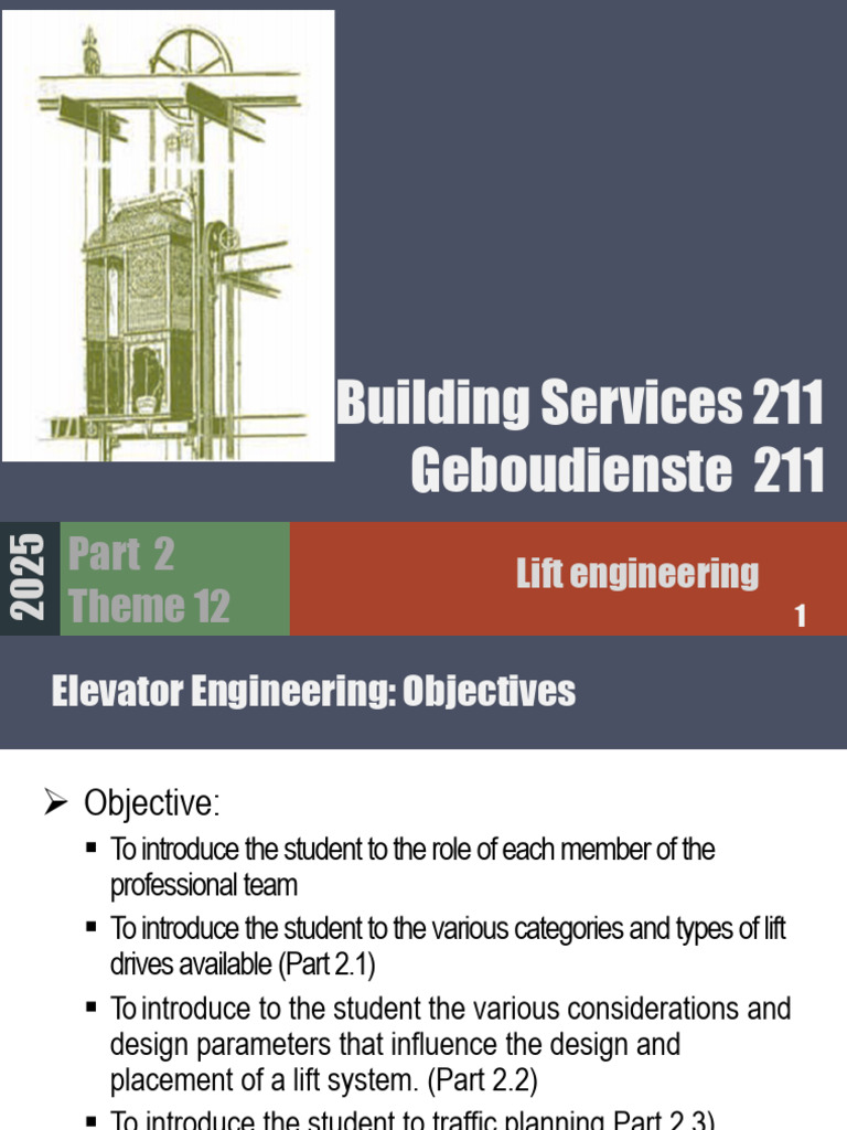 Elevator Engineering Overview and Design | PDF | Elevator ...