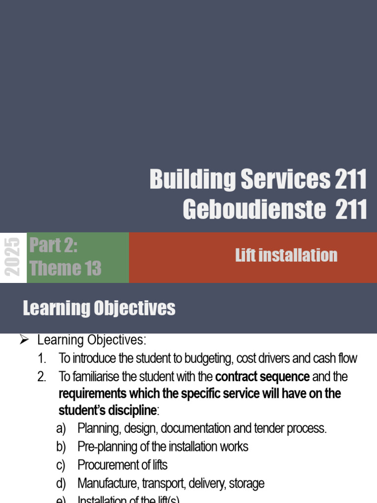 Lift Installation Process Overview | PDF | Elevator