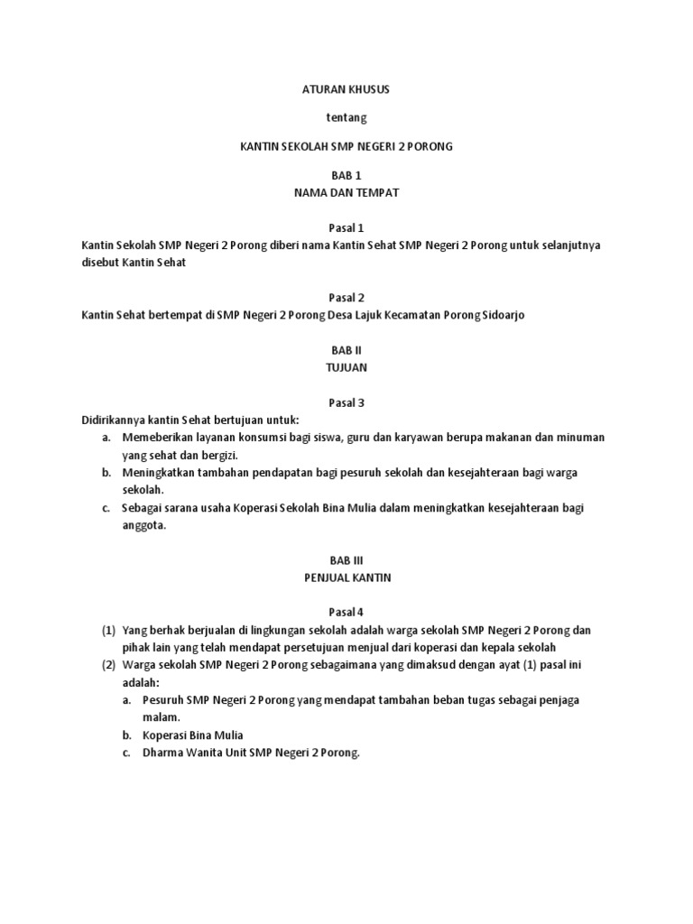 mou pdf kantin sekolah Khusus Sekolah Tentang Aturan Kantin mou pdf kantin sekolah Khusus Sekolah Tentang Aturan Kantin