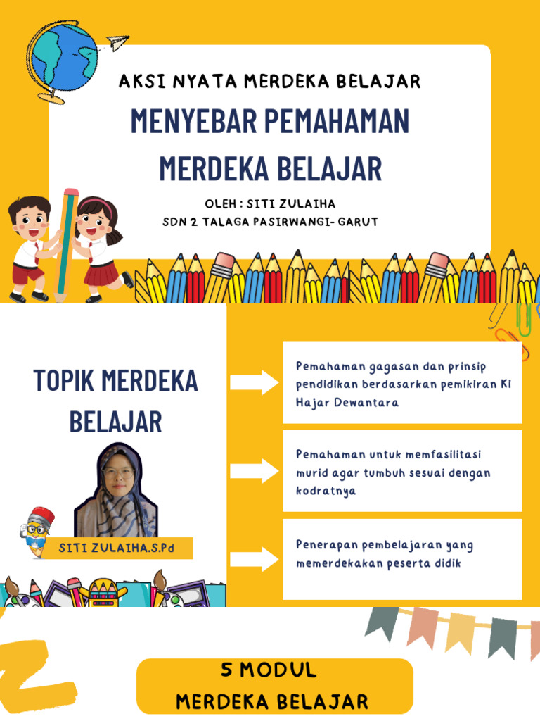 Aksi Nyata Merdeka Belajar Asli | PDF