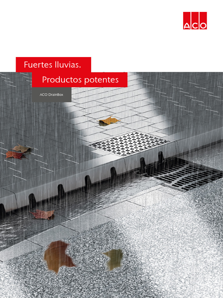 ACO DrainBox: Solución contra inundaciones | PDF | Inundar | Precipitación