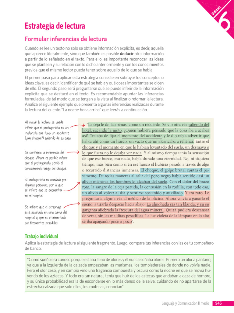 Estrategia de Inferencias en Lectura | PDF | Inferencia