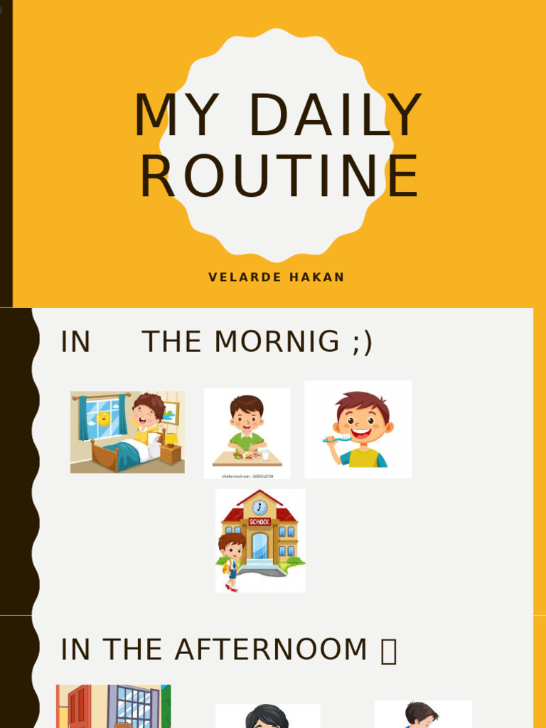 My Daily Routine | PDF