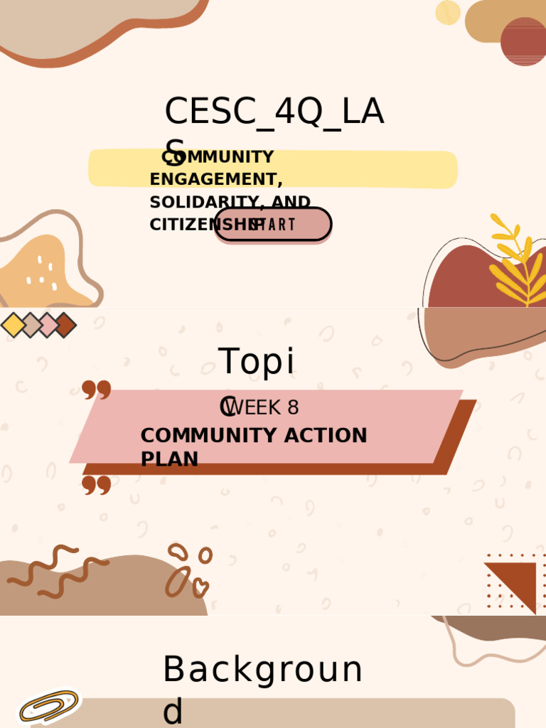Community Engagement Solidarity and Citizenship 2 | PDF | Social ...