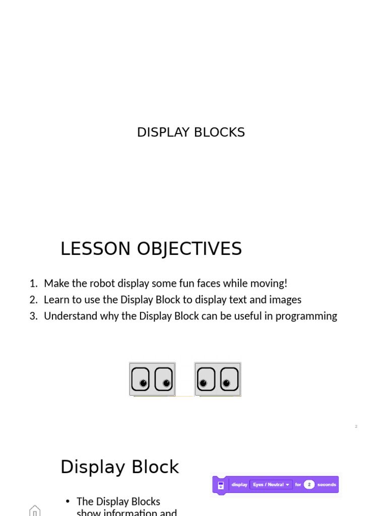 Display Blocks 2023 | PDF