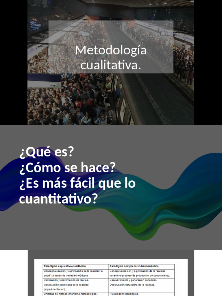 Metodología de Investigación Cualitativa | PDF | Teoría | Método científico