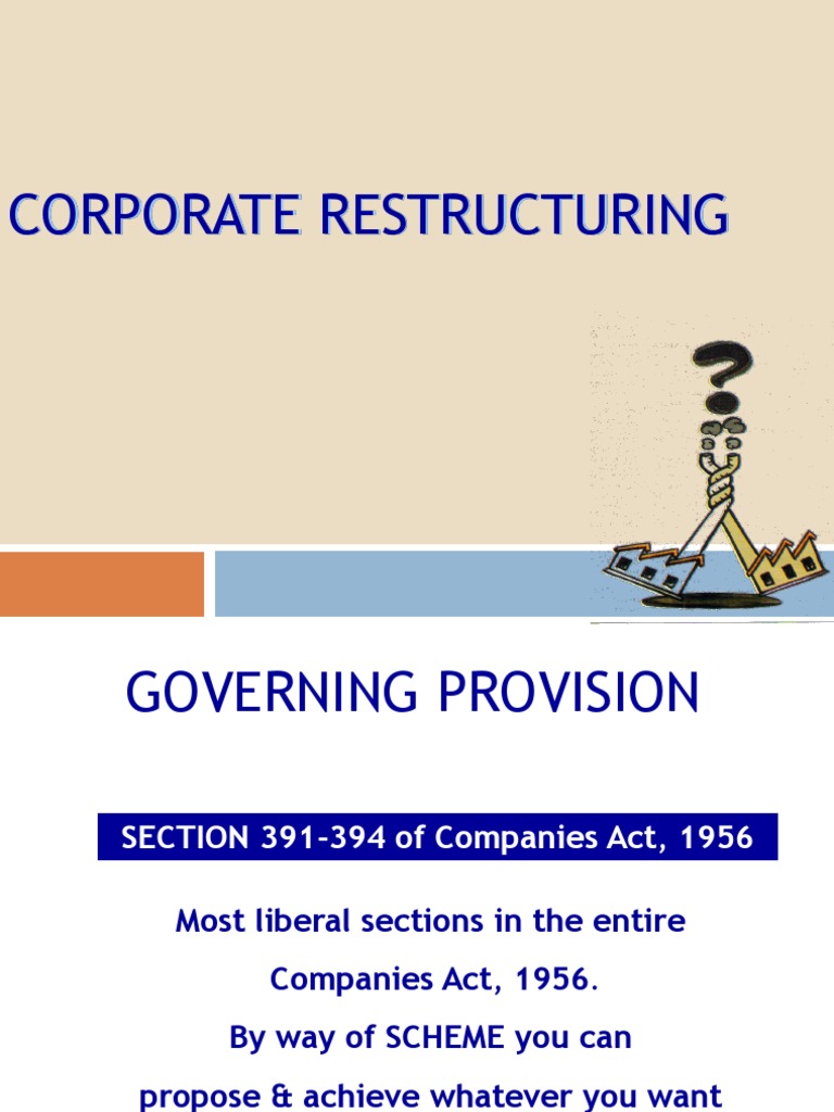 Corporate Restructuring | PDF | Mergers And Acquisitions | Public Company