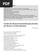 Oración del Credo Completa | PDF