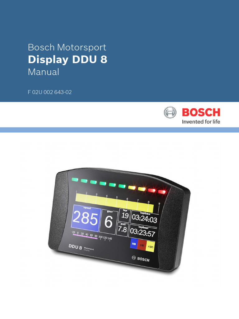 Display Ddu 8 | PDF | Power Supply | Usb
