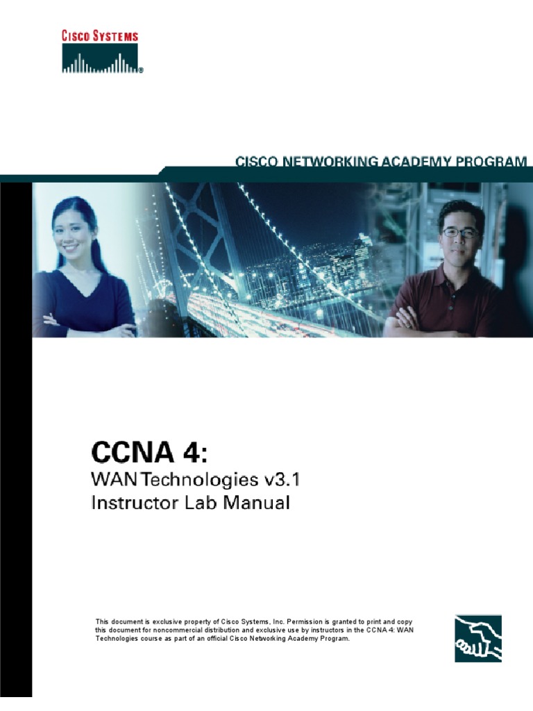 Cisco CCNA 4 WAN Technologies v3.1 Instructor Lab Manual | Router  (Computing) | Ip Address