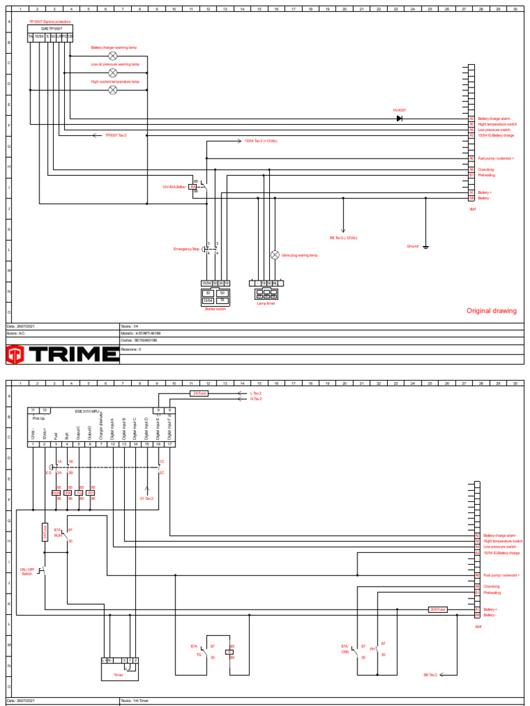 Auto Start SE150A00188 Con Timer | PDF | Electricity | Electrical ...