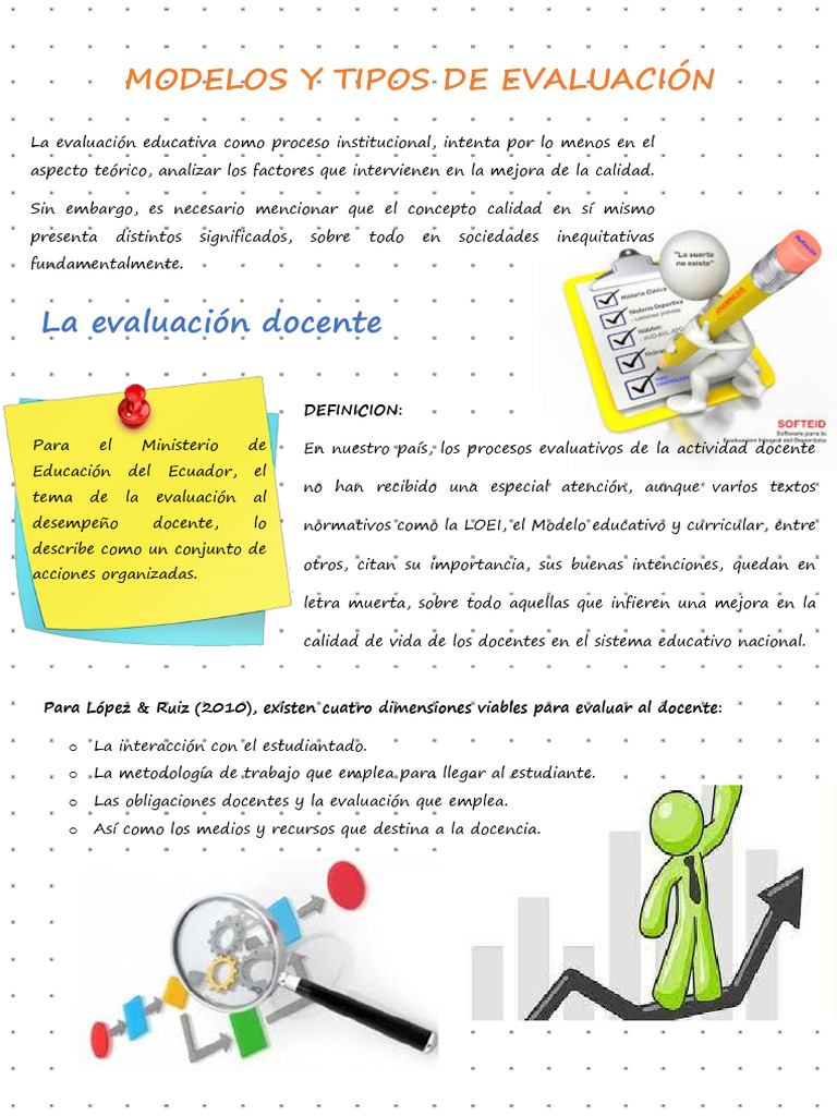 Evaluación Docente en Ecuador: Modelos y Tipos | PDF | Maestros | Enseñando