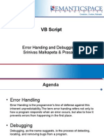 VBScript - Debugging