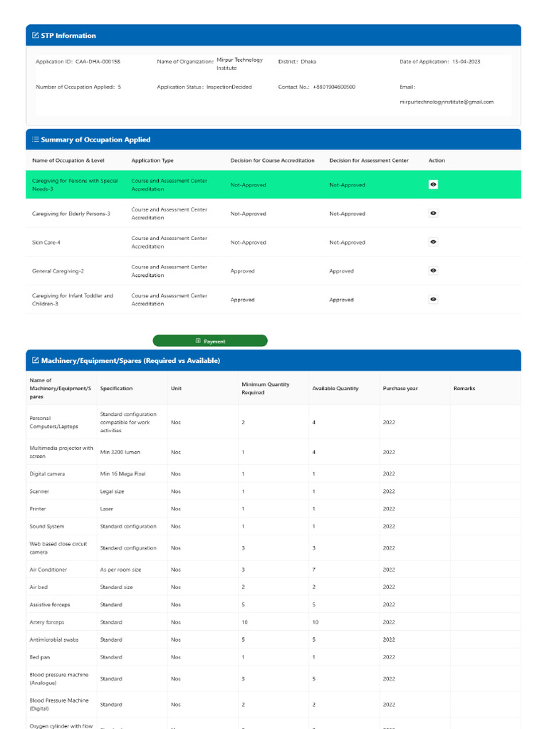 Occupation Details Report | PDF