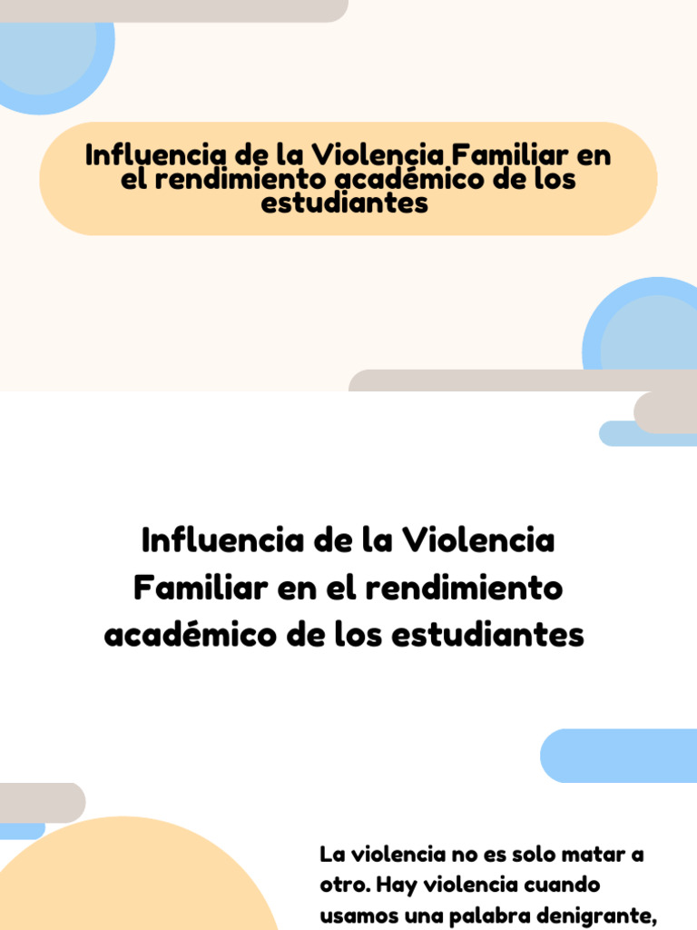 Influencia de La Violencia Familiar en - 20250617 - 194546 - 0000 | PDF