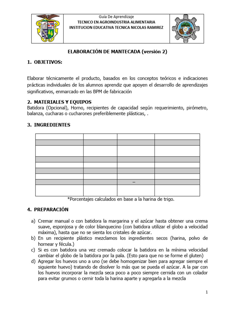 Manteca Da | PDF | Alimentos
