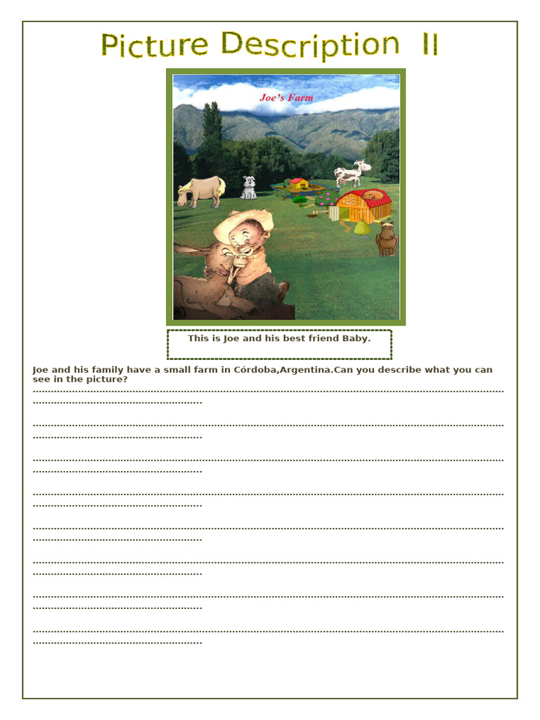 (I A) Picture Description II | PDF