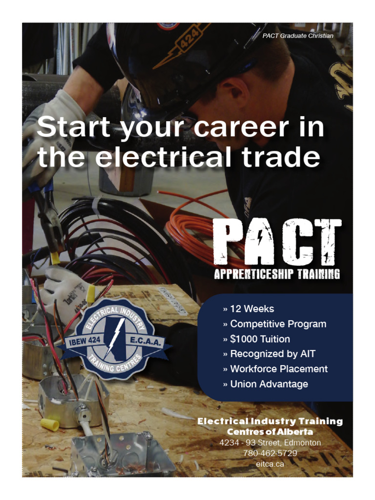 PACT Program: Launch Your Electrical Career | PDF | Apprenticeship ...
