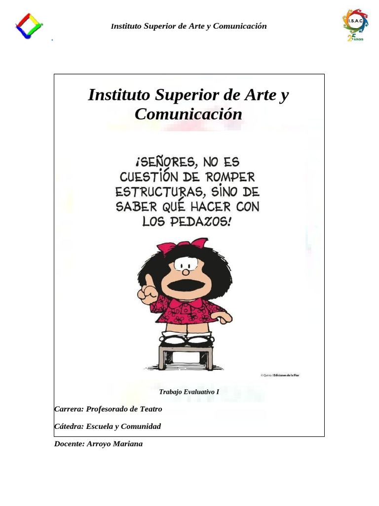 Funciones de la Escuela en la Sociedad Actual | PDF | Inclusión ...