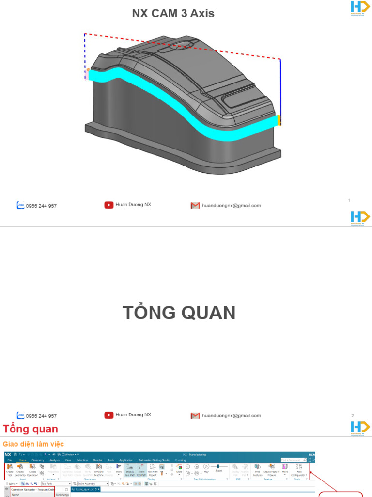 NX Cam 3axis | PDF