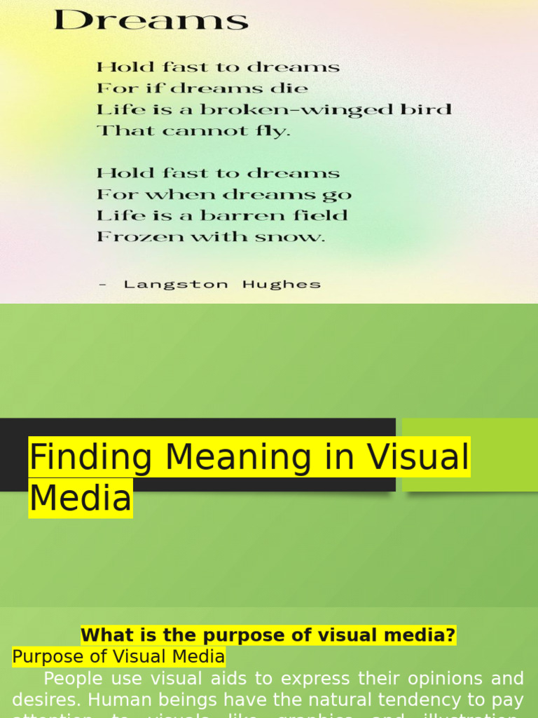 English Finding Meaning in Vsual Media Interpreting The Graph | PDF