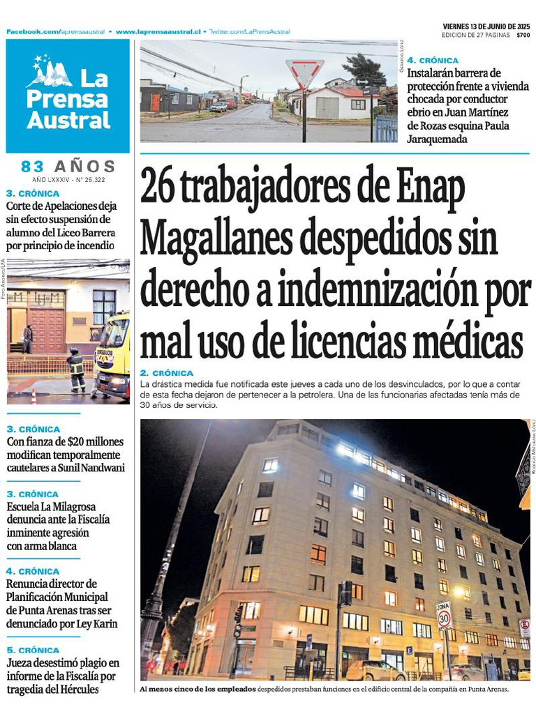 La Prensa Austral 13-06-2025 | PDF