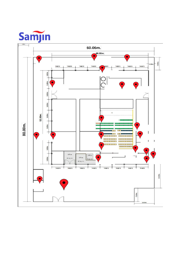 PT Samjin Brothread Factory Layout | PDF | Textiles