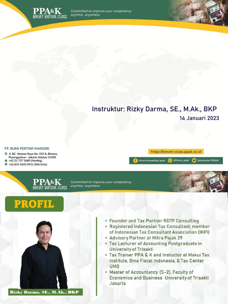 Panduan Perpajakan RDTF Consulting | PDF
