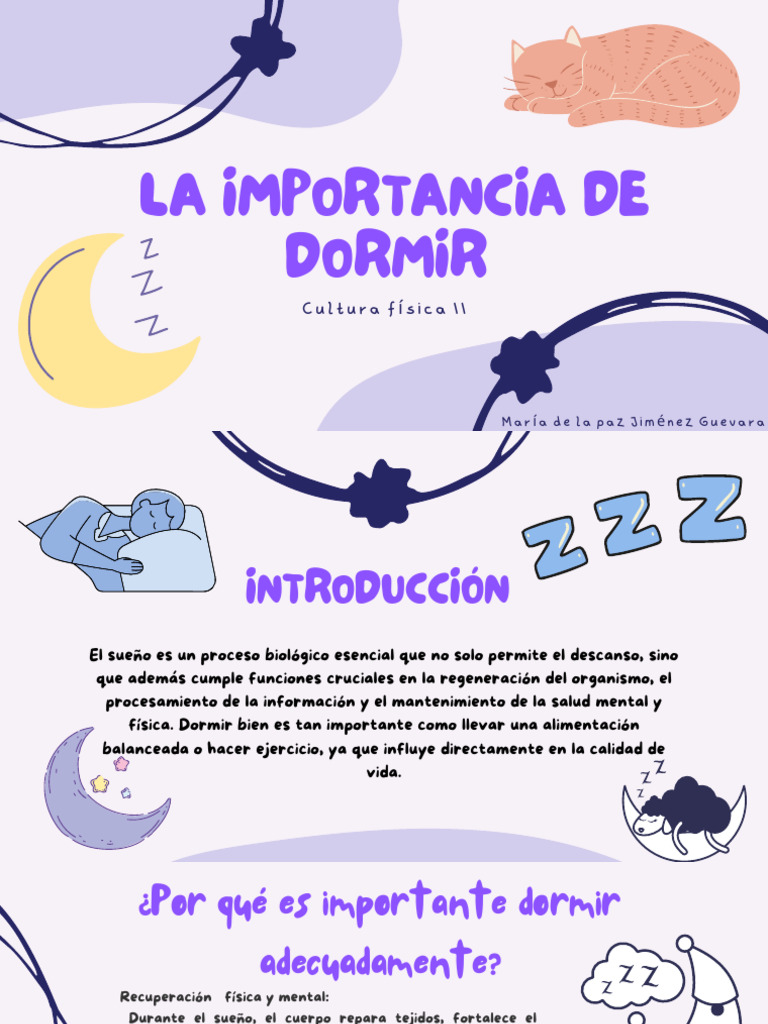 Importancia del Sueño en la Salud | PDF | Dormir | Las emociones