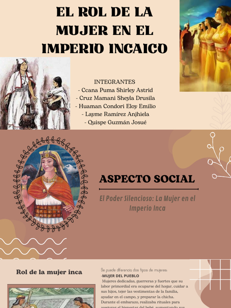 Roles de la Mujer en el Imperio Inca | PDF | Imperio Inca | Prostitución