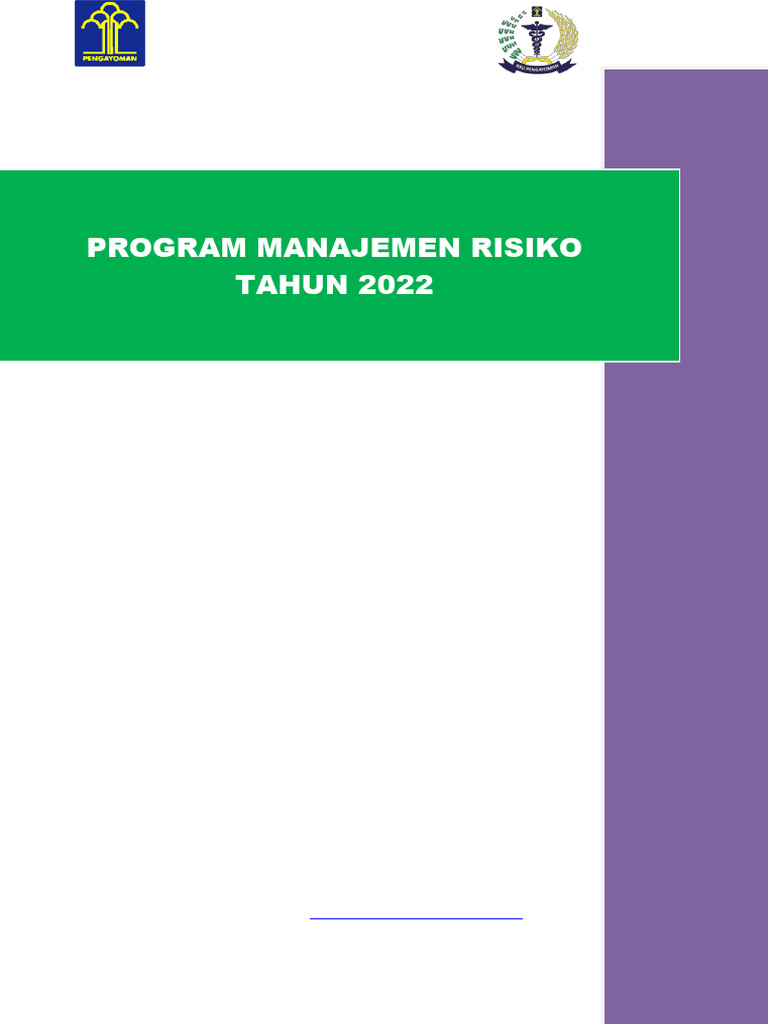 Program Manajemen Risiko RSU Pengayoman 2022 | PDF