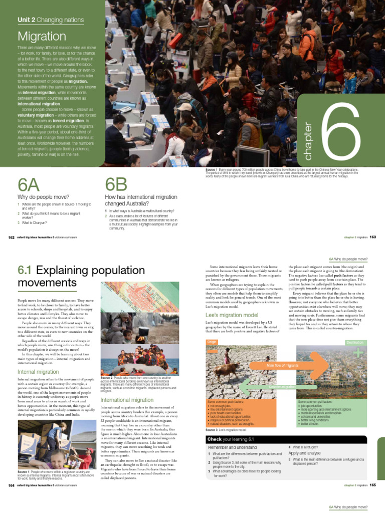 Understanding Migration: Types and Reasons | PDF | Human Migration | Mining