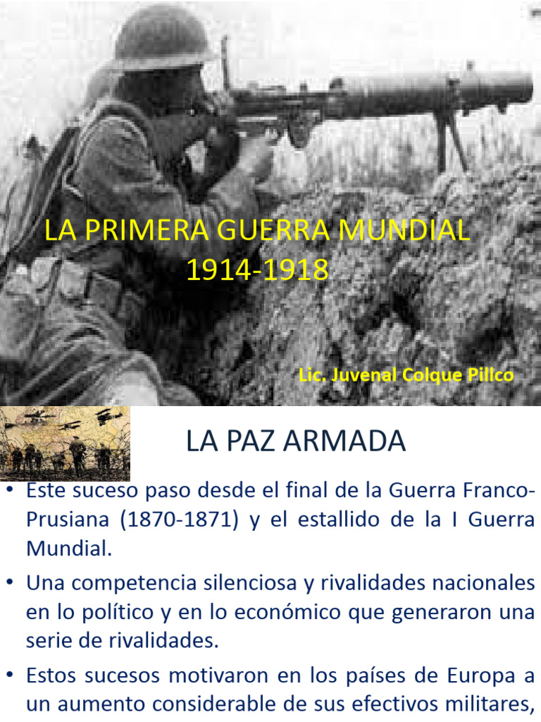 Causas y Desarrollo de la I Guerra Mundial | PDF | Austria Hungría ...