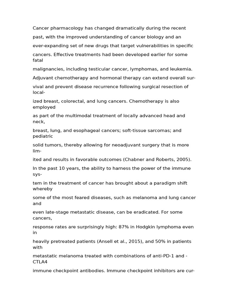 Advances in Cancer Pharmacology and Treatment | PDF | Cell Cycle | Cancer