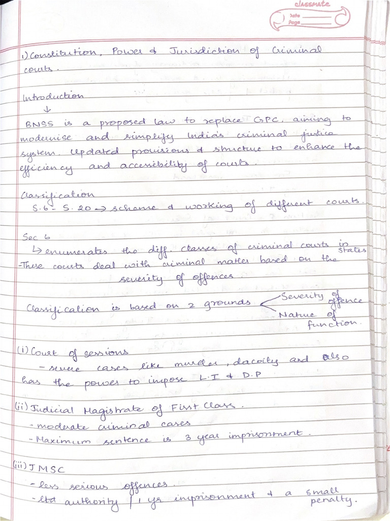 BNSS Unit 1 & 2 | PDF