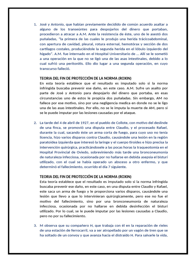 Teoría del Fin de Protección en Delitos | PDF | Tabaco | Teoría