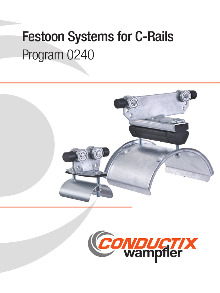 C-Rail Festoon Systems Overview | PDF | Screw | Mechanical Engineering