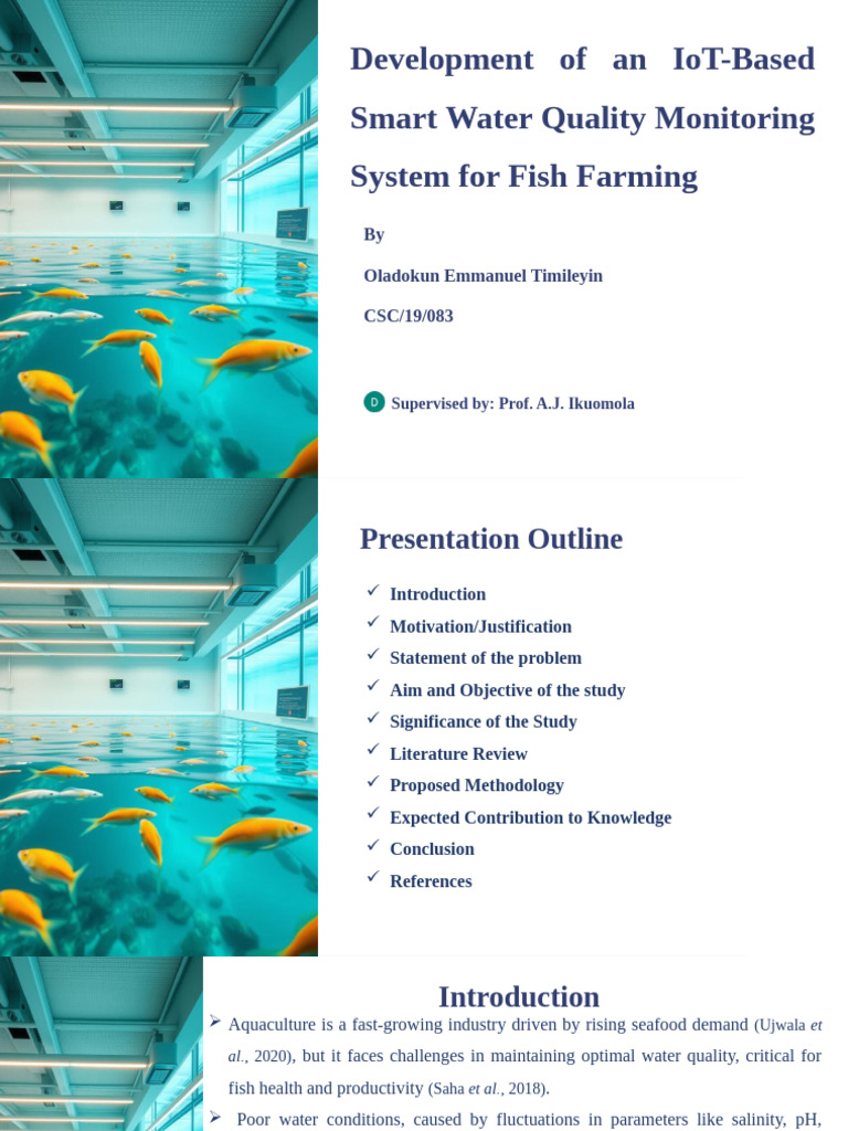 IoT Smart Water Monitoring for Aquaculture | PDF | Internet Of Things ...