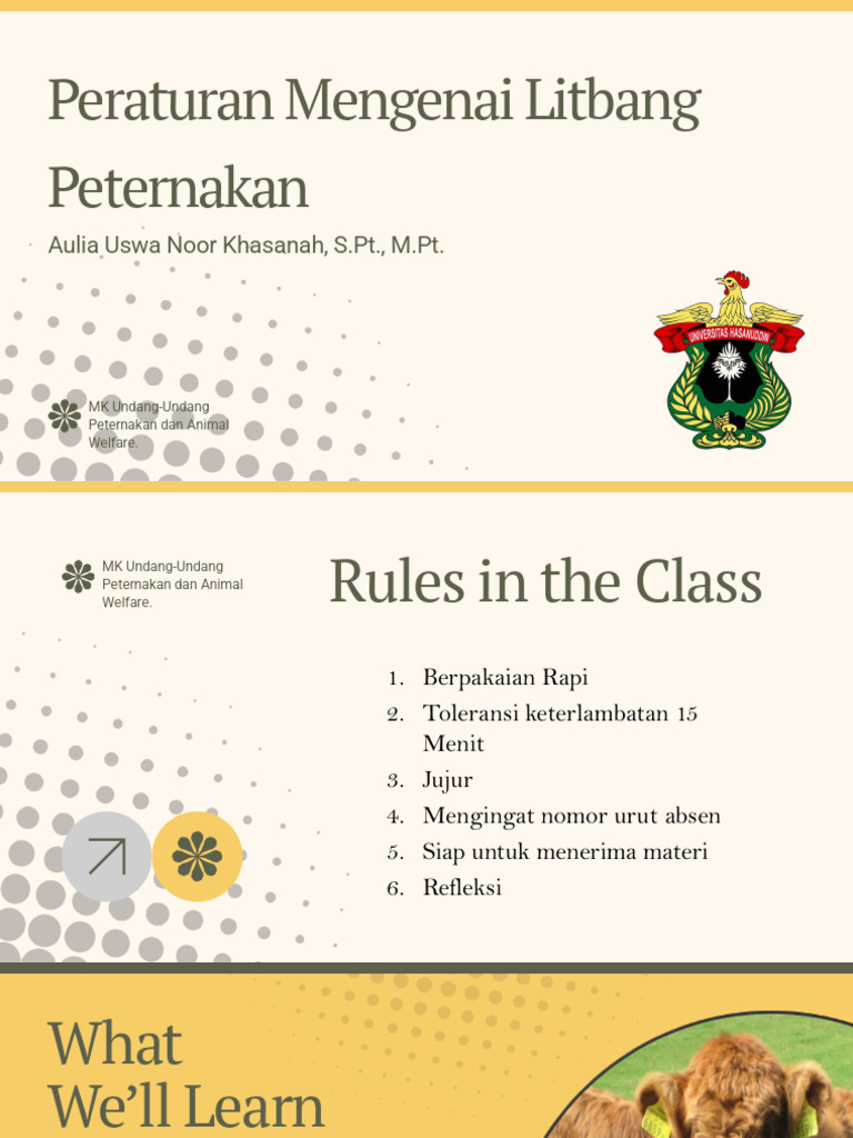 Kebijakan Litbang Peternakan Modern | PDF