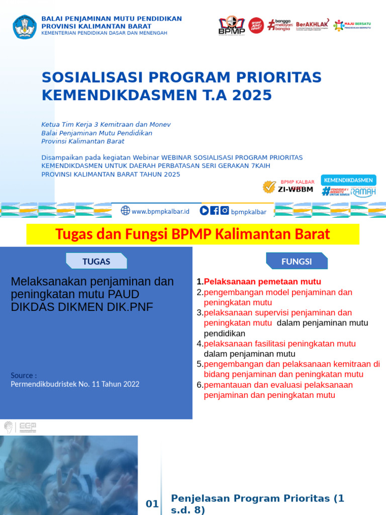 Materi Sosialisasi Prog Prioritas | PDF