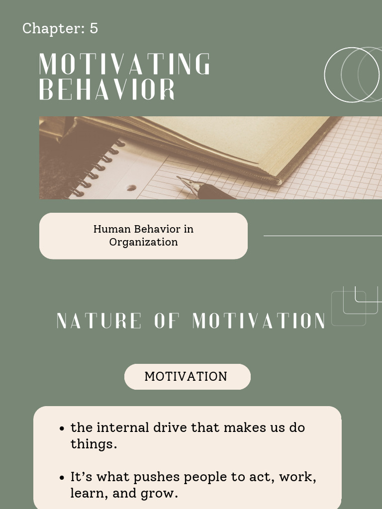 Understanding Motivation in Organizations | PDF