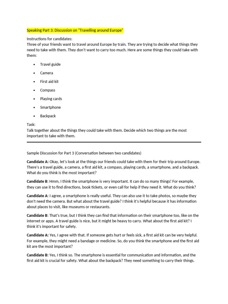 Test 5 - Part 3 &4 Trainer Exam | PDF | Vietnam
