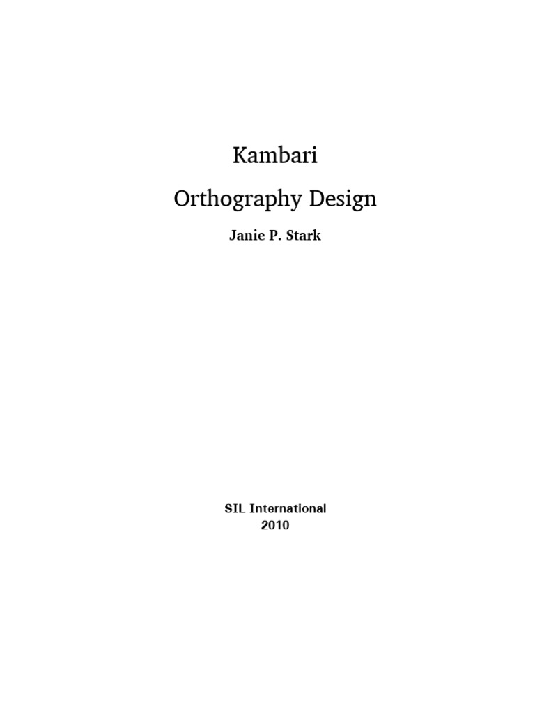 Stark - OrthographyDesign - 52284 (Writing New Sounds For An Existing ...