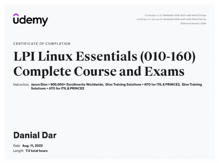 LPI Linux Essentials (010-160) Complete Course and Exams - Certificate ...