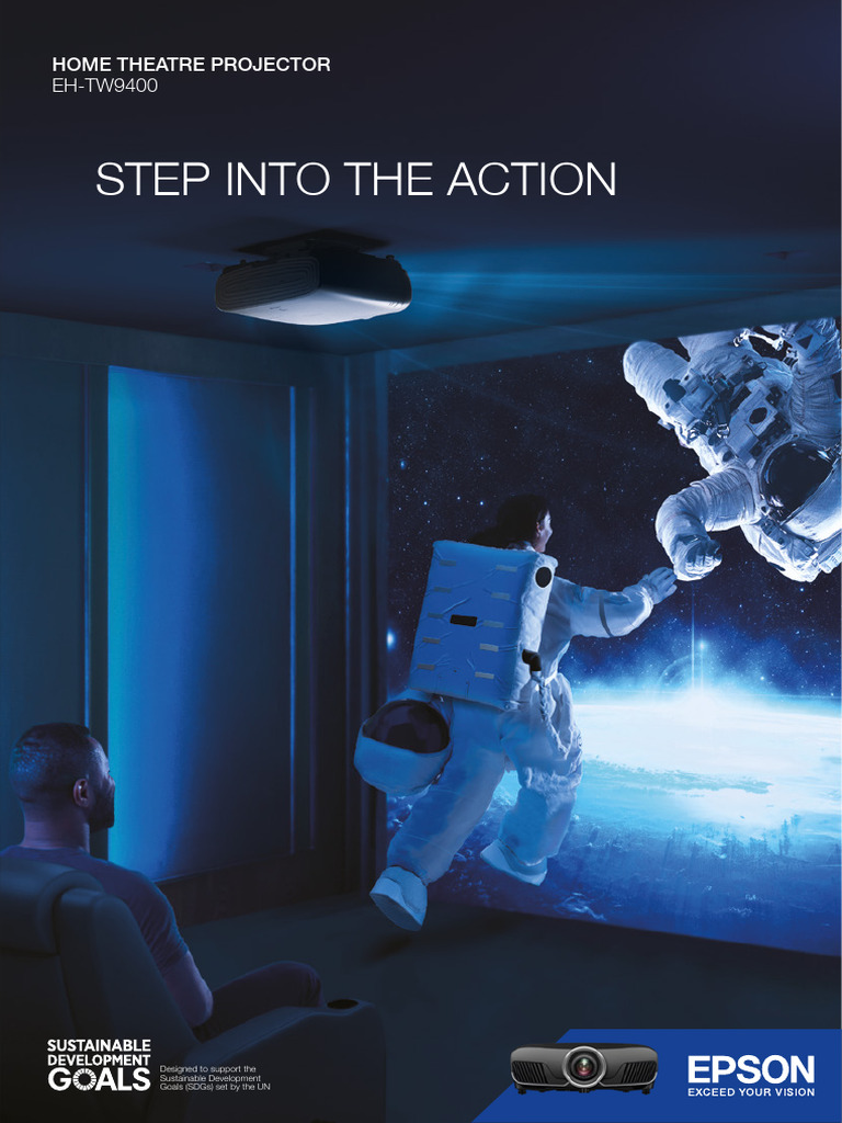 EH TW9400 Brochure Home Cinema Projectors | PDF | Display Resolution ...