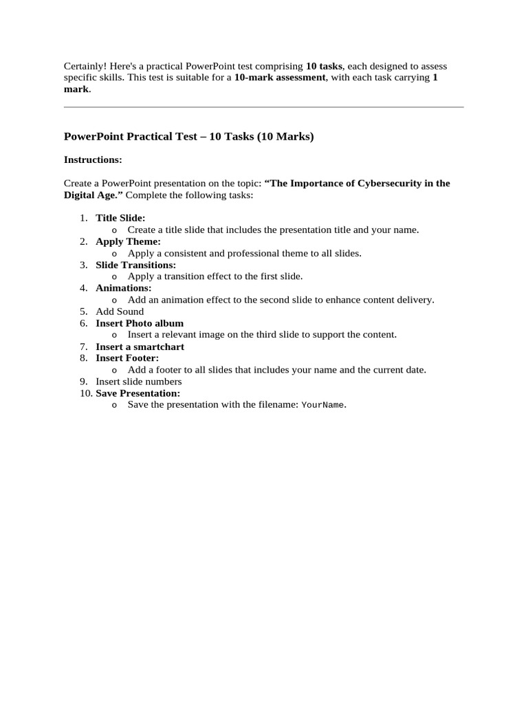 Final MS PowerPoint | PDF