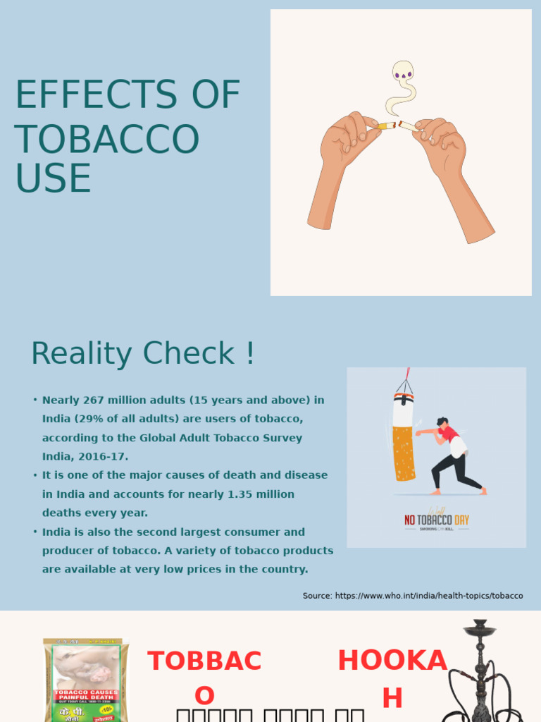 Tobacco Use and Its Impact in India | PDF