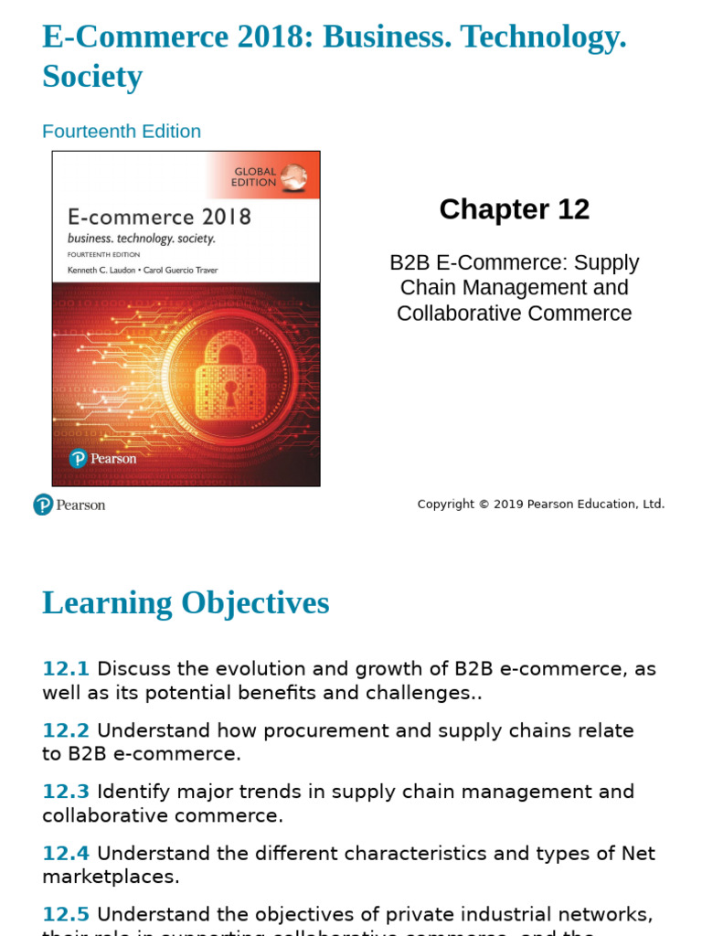 Chapter 12 B2B E-Commerce - Updated | PDF | E Commerce | Supply Chain