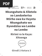 Xitsonga Language Word List | PDF