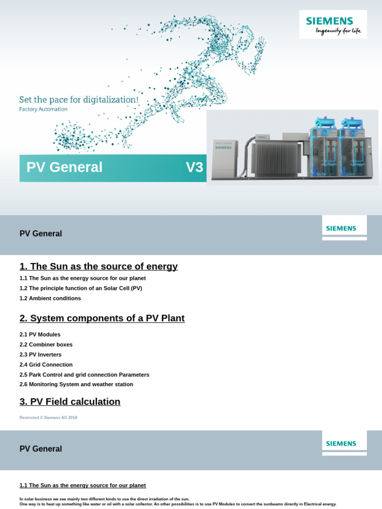 Understanding PV Plant Components | PDF | Photovoltaics | Solar Panel